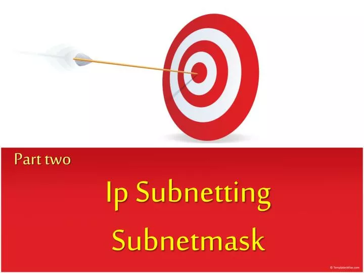 ip subnetting subnetmask