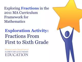 Exploration Activity: Fractions From First to Sixth Grade