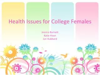 health issues for college females