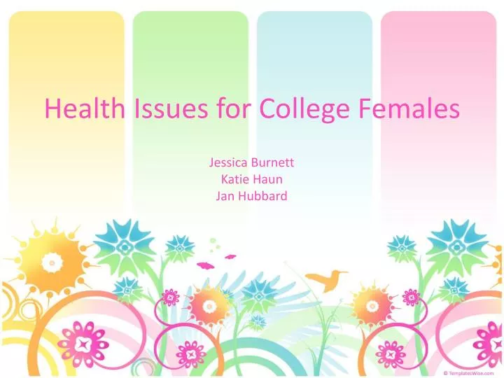 health issues for college females