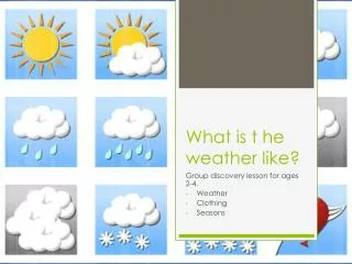 What is t he weather like?