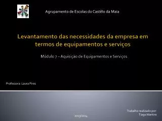 trabalho realizado por tiago martins