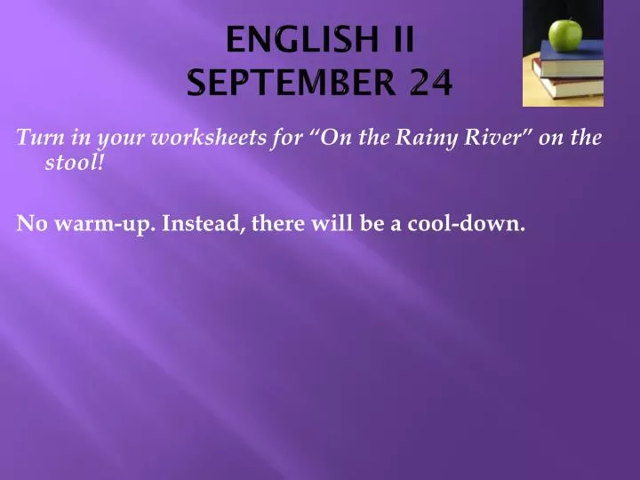 english ii september 24