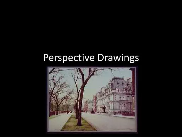 perspective drawings
