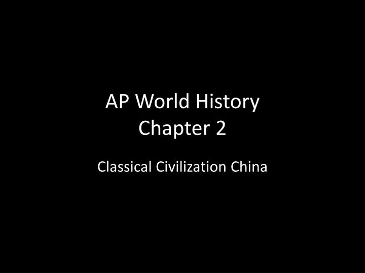 ap world history chapter 2