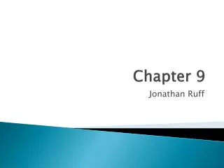 Chapter 9