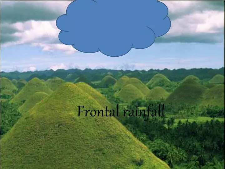 frontal rainfall