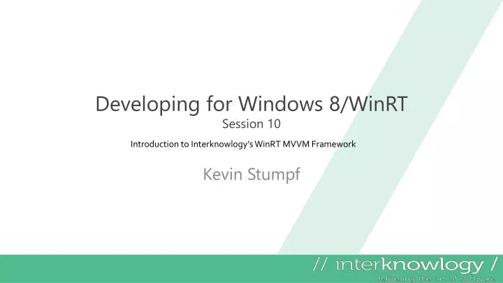 developing for windows 8 winrt session 10