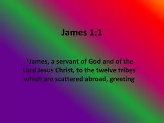 James 1:1