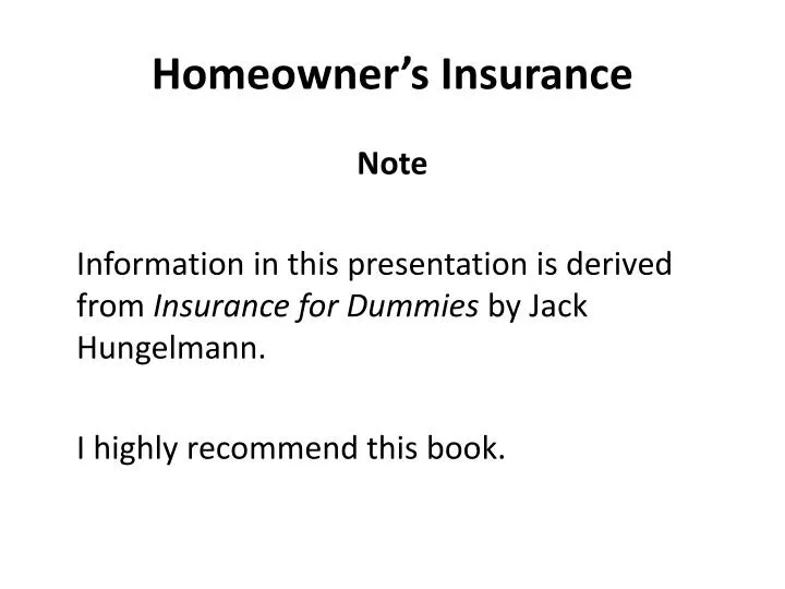homeowner s insurance