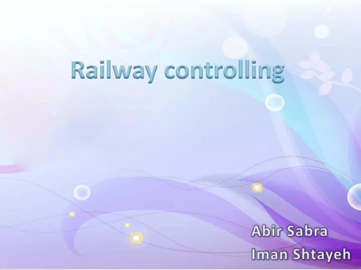 railway controlling