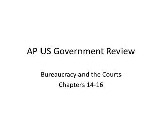 AP US Government Review