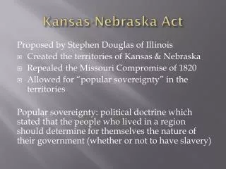 kansas nebraska act