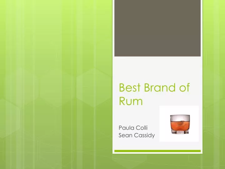 best brand of rum