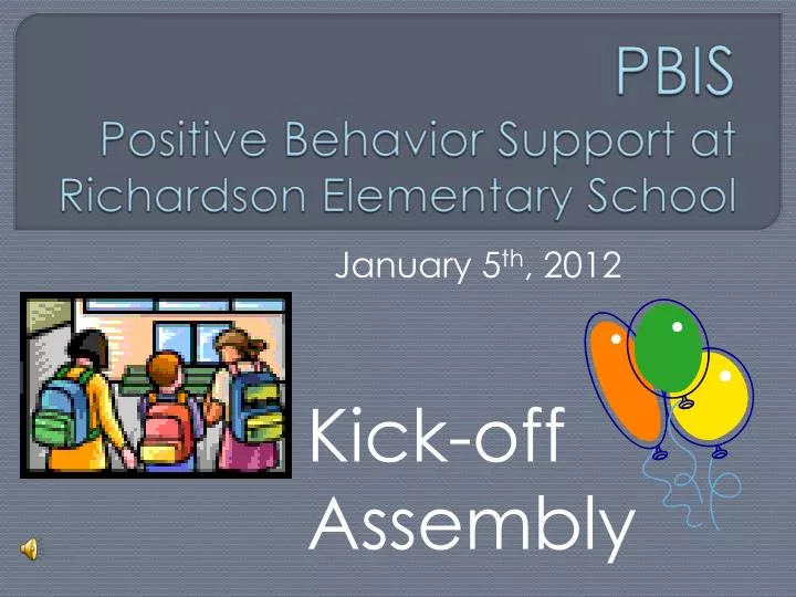 pbis positive behavior support at richardson elementary school