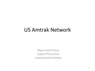 US Amtrak Network
