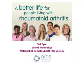 Val Eyre Events Fundraiser National Rheumatoid Arthritis Society