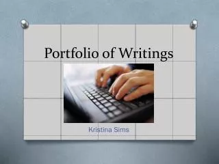 Portfolio of Writings