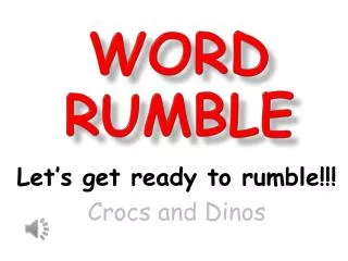 Word Rumble