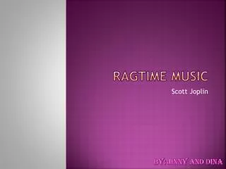 Ragtime music