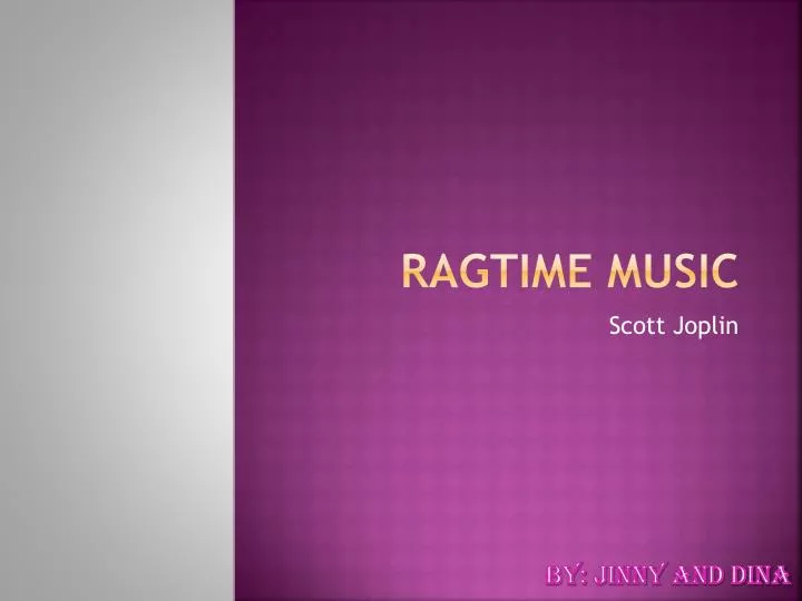 ragtime music