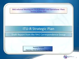 ITU-R Strategic Plan