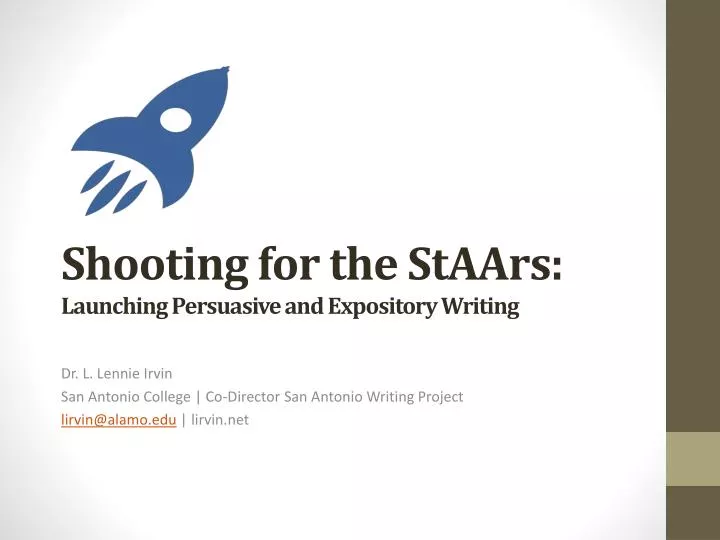 shooting for the staars launching persuasive and expository writing