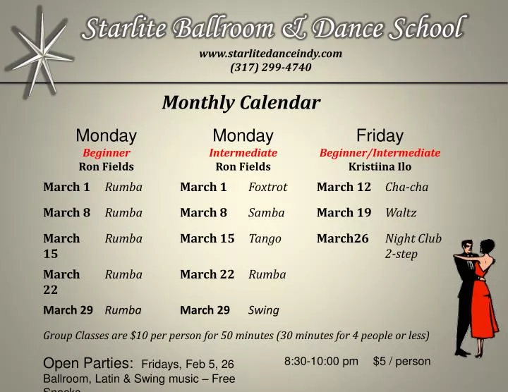 starlite ballroom dance school