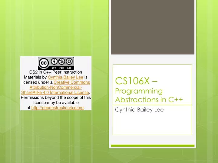 cs106x programming abstractions in c
