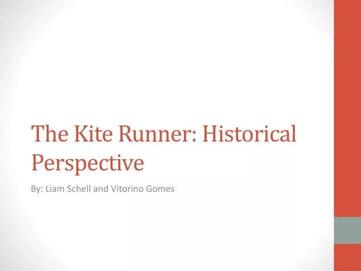 the kite runner historical perspective