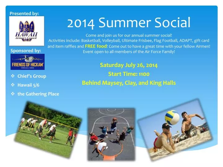 2014 summer social