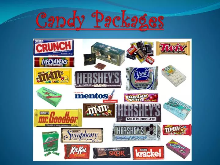 candy packages