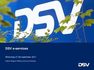 DSV e-services