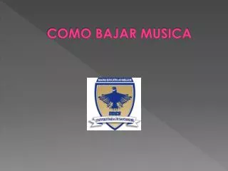 como bajar musica