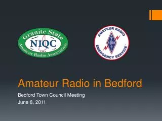 Amateur Radio in Bedford