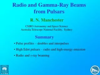 Radio and Gamma-Ray Beams from Pulsars