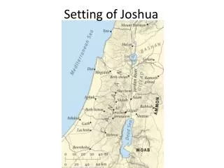 Setting of Joshua