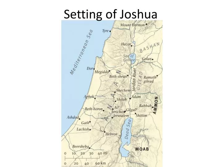 setting of joshua