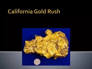 California Gold Rush