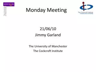 Monday Meeting