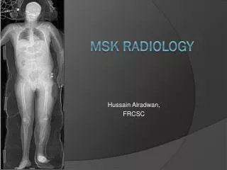 MSK Radiology