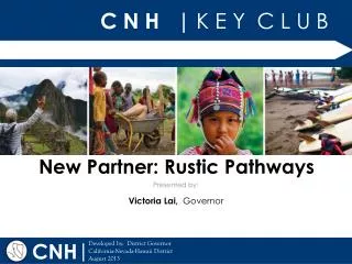 New Partner: Rustic Pathways