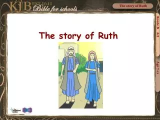 The story of Ruth