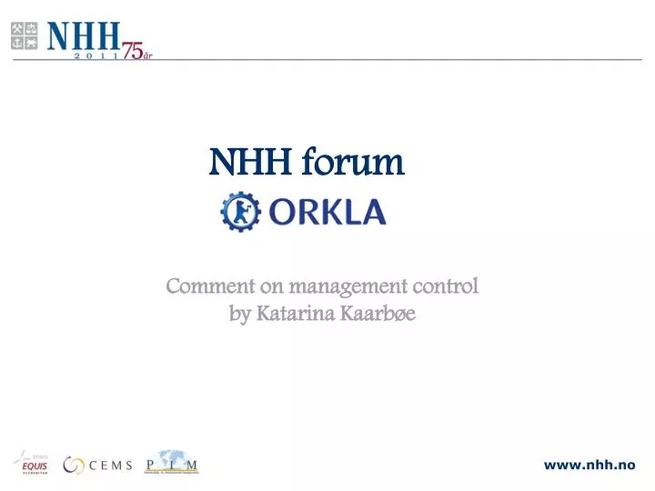 nhh forum