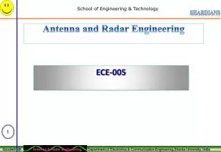 Antenna and Radar Engineering