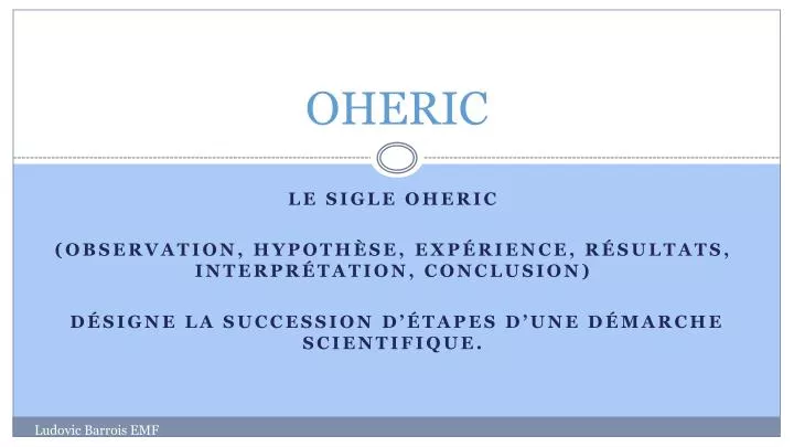 oheric