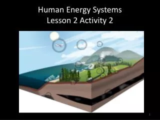 Human Energy Systems Lesson 2 Activity 2