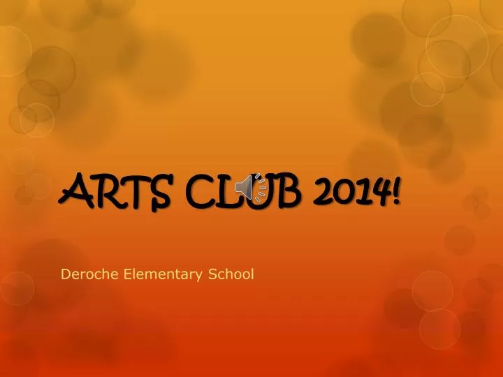 arts club 2014