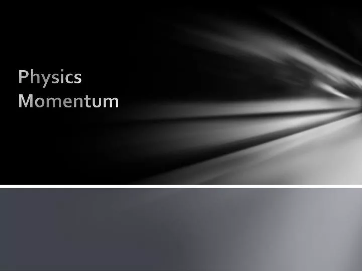 physics momentum