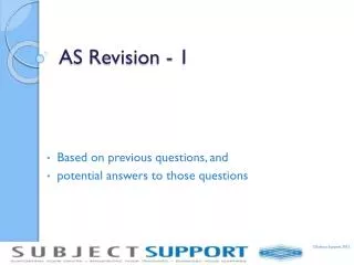 AS Revision - 1